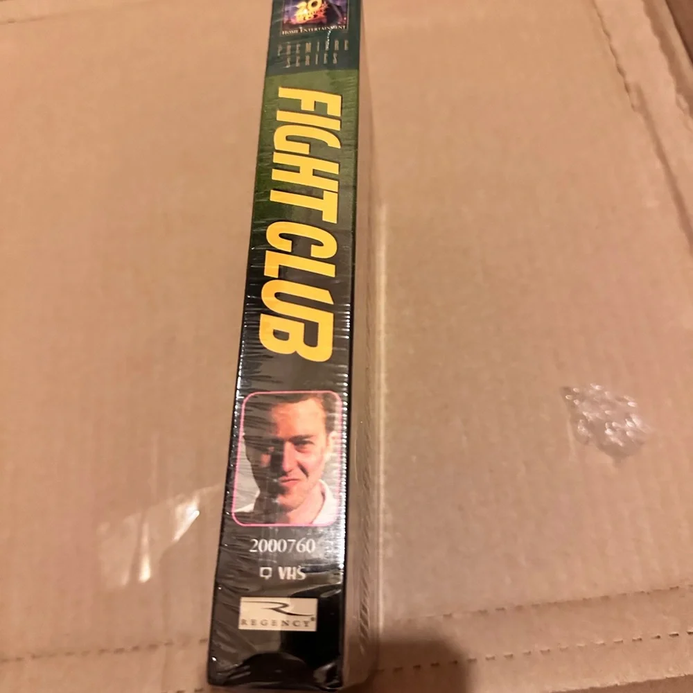 Fight Club - VHS - Factory Sealed - w/Watermarks